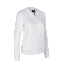 SWEATER ID 367 PRO WEAR FULL ZIP WOMEN Kleur WHITE