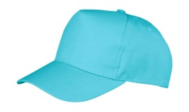Boston 5-Panel Printers Cap Kleur AQUA
