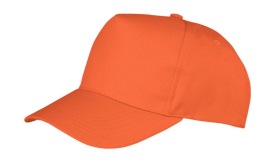 Boston 5-Panel Printers Cap Kleur ORANGE