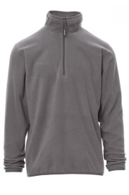 Fleecetrui Payper SOFT+ half zip Kleur_P steel grey
