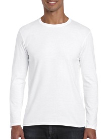 Softstyle? Long Sleeve Tee Kleur WHITE