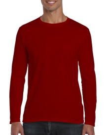 Softstyle? Long Sleeve Tee Kleur RED