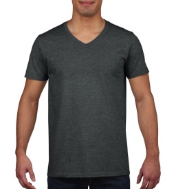 Softstyle? V-Neck T-Shirt Kleur Dark Heather