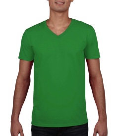Softstyle? V-Neck T-Shirt Kleur IRISH GREEN