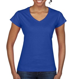 Ladies' Softstyle? V-Neck T-Shirt Kleur ROYAL