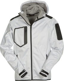 Softshell Payper EXTREME met kap Kleur_P white/black