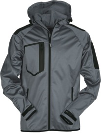 Softshell Payper EXTREME met kap Kleur_P steel grey/black