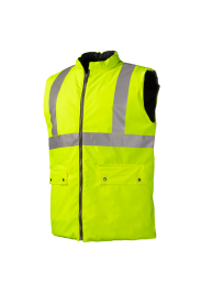 SIGNALISATIE BODYWARMER SIOEN ARRAS FLEXO (KL.2) Kleur FLUO GEEL