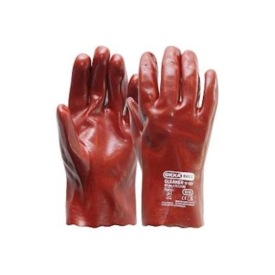 HANDSCHOENEN OXXA PVC-ROOD 27 CM 17-027