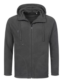 Active Hooded Fleece Jacket Kleur GREY