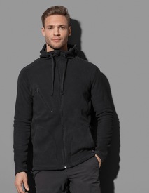Active Hooded Fleece Jacket Kleur BLACK