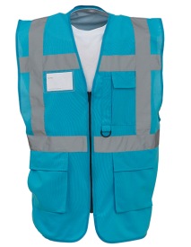 Hi Vis Executive Waistcoat Kleur SAPPHIRE