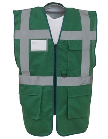 Hi Vis Executive Waistcoat Kleur PARAMEDIC GREEN