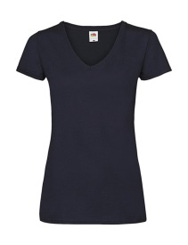 Lady-Fit Valueweight V-neck T Kleur DEEP NAVY