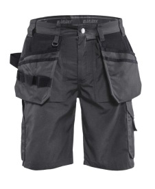 Short BLAKLADER Lichtgewicht Kleur DONKERGRIJS/ZWART