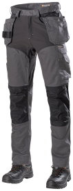 BROEK L BRADOR 1090PB STRETCH 275 GR Kleur GREY