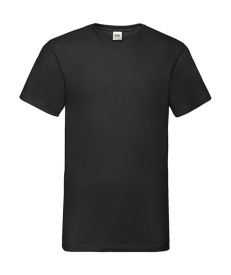 V-Neck-Tee Kleur BLACK