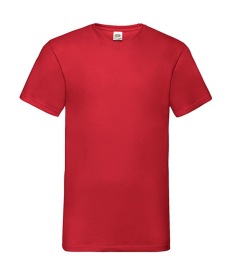 V-Neck-Tee Kleur RED