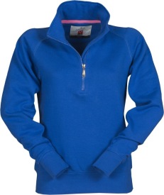 Sweater Payper MIAMI+ LADY half zip Kleur_P royal blue
