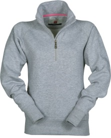 Sweater Payper MIAMI+ LADY half zip Kleur_P melange grey