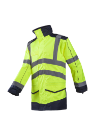 SIGNALISATIE WINTERPARKA SIOEN ANFIELD Kleur FLUO GEEL