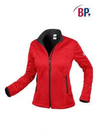BP Softshell jack voor dames Kleur ROOD