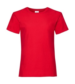 Girls' Value Weight T Kleur RED