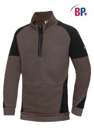 Sweater BP 1828 half zip Pro-wear Kleur valk/zwart