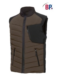 BP 1832 gewatteerde bodywarmer Kleur BRUIN/ZWART