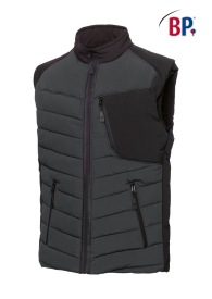 BP 1832 gewatteerde bodywarmer Kleur antraciet/zwart