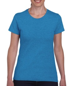 Ladies' Heavy Cotton? T-Shirt Kleur HEATHER SAPPHIRE