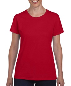 Ladies' Heavy Cotton? T-Shirt Kleur RED