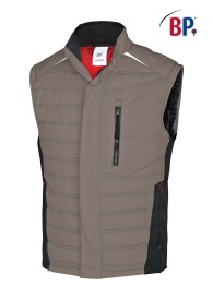 BP 1986 P/K BODYWARMER + Fleece (stretch) Kleur walnoot