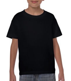 Kids' Heavy T-Shirt Kleur BLACK