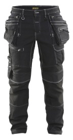 Werkbroek Denim Stretch X1900 Kleur ZWART