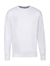 Lightweight Set-In Sweat Kleur WHITE