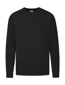 Lightweight Set-In Sweat Kleur BLACK