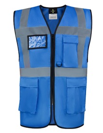 Comfort Executive Multifunctional Safety Vest Hamb Kleur BLUE