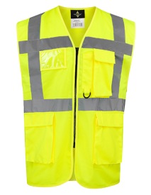 Comfort Executive Multifunctional Safety Vest Hamb Kleur SIGNAL YELLOW