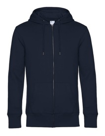 KING Zipped Hood Jacket Kleur_W Navy