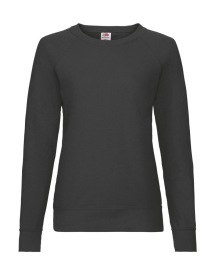 Lady-Fit Lightweight Raglan Sweat Kleur LIGHT GRAPHITE
