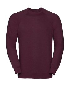 Raglan Sweatshirt 762M Kleur BURGUNDY