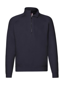 1/4 Zip Neck Raglansweat Kleur DEEP NAVY
