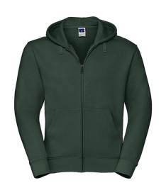 Authentic Zipped Hood Kleur BOTTLE GREEN