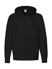 Lightweight Hooded Sweat Jacket Kleur BLACK