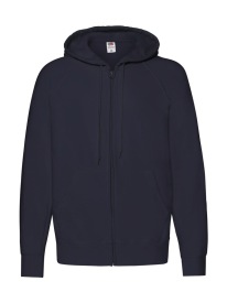 Lightweight Hooded Sweat Jacket Kleur DEEP NAVY