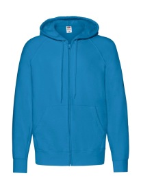 Lightweight Hooded Sweat Jacket Kleur AZURE BLUE