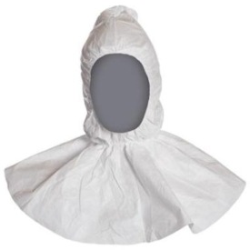 WEGWERPKAP IN TYVEK PH30LO CAPUCHON WIT