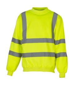 Sweatshirt Kleur FLUO GEEL