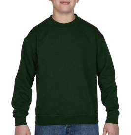 Kids' Blend Crew Neck Sweat Kleur FOREST GREEN